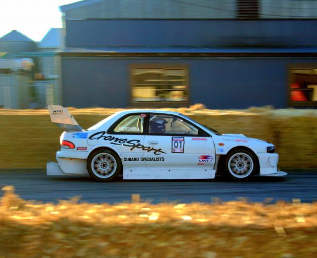 Josh Mitchell set a new lap record in his Subaru WRX. PHOTO: DANIEL ALVEY