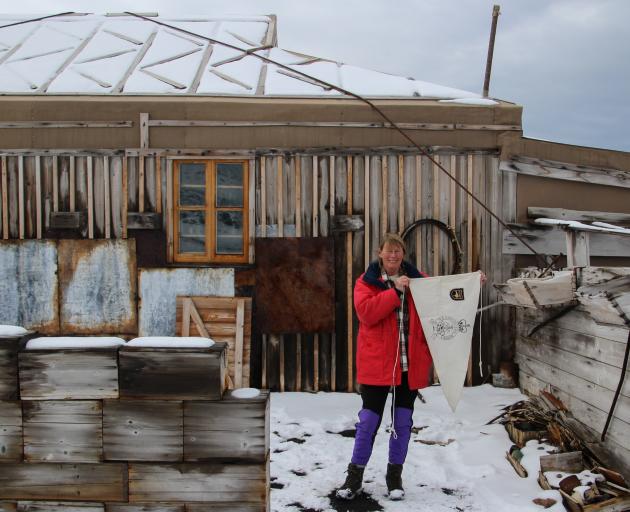 Ms Forsyth during a visit to Antarctica. PHOTO: IAN TURNBALL