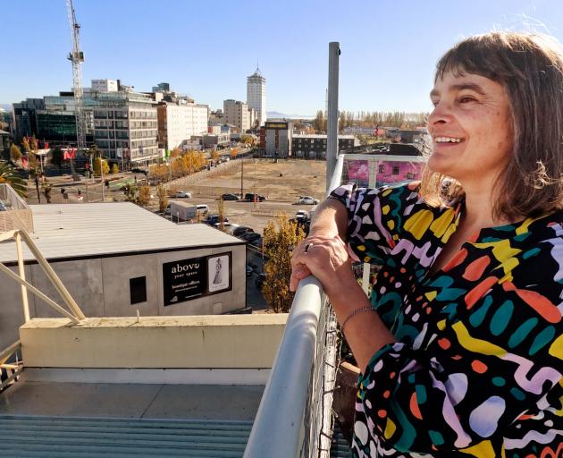 Te Pūtahi Centre for Architecture & City Making Director Jessica Halliday gets a view of...
