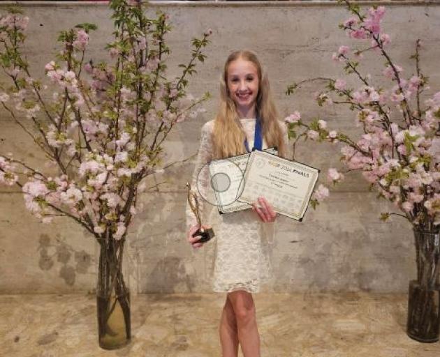 Tamison Soppet won the junior women’s title at the Youth America Grand Prix. Photo: Supplied