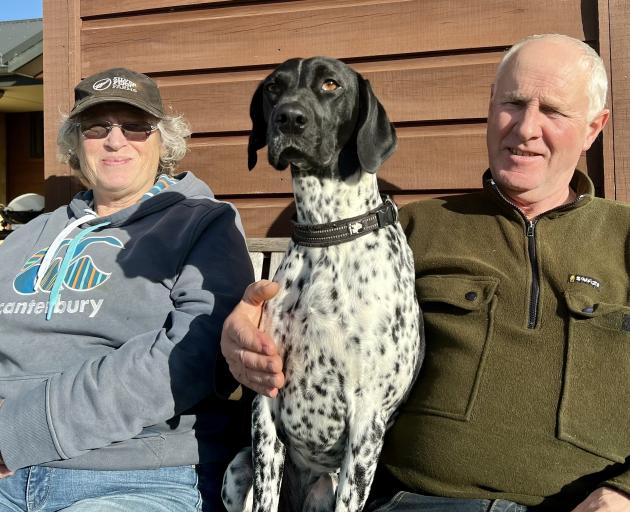 Southland farmers Dot and Colin McDonald and dog Potts get satisfaction from taking part in the...