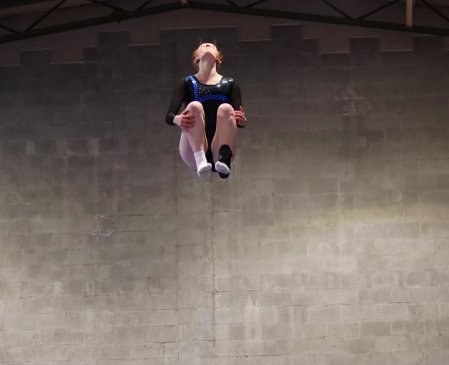 Dunedin Trampoline Sports member Bronny Wilson, 15, of Dunedin.