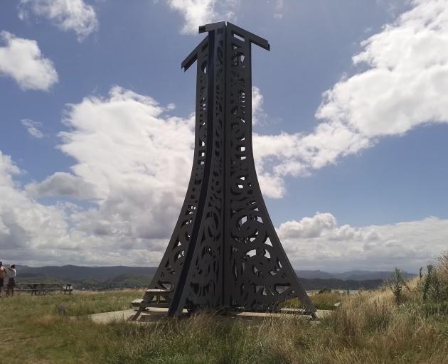 Te Pourewa at Cooks Cove lookout. PHOTO: MIKE YARDLEY