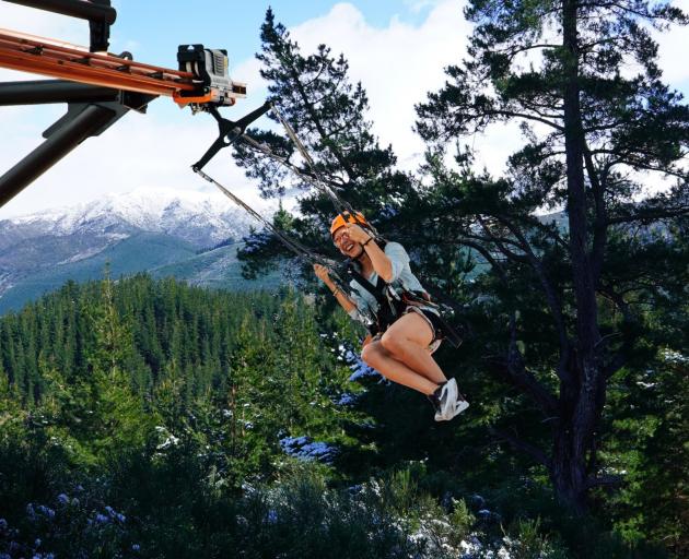 An artist's impression of the proposed flyride for Conical Hill, Hanmer Springs. Image: Supplied...