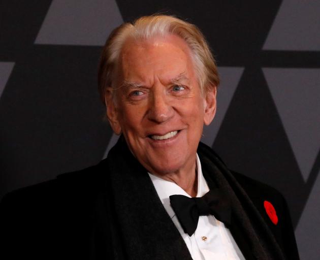 Donald Sutherland is shown in this 2017 file photo. Photo: Reuters