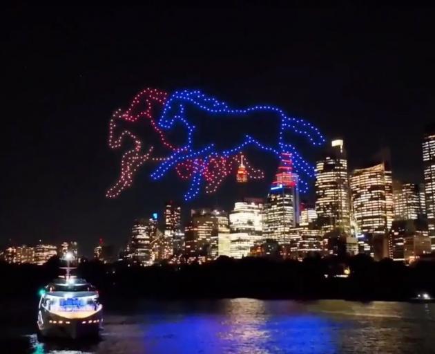 An example of Drone Sky Shows’ work.
