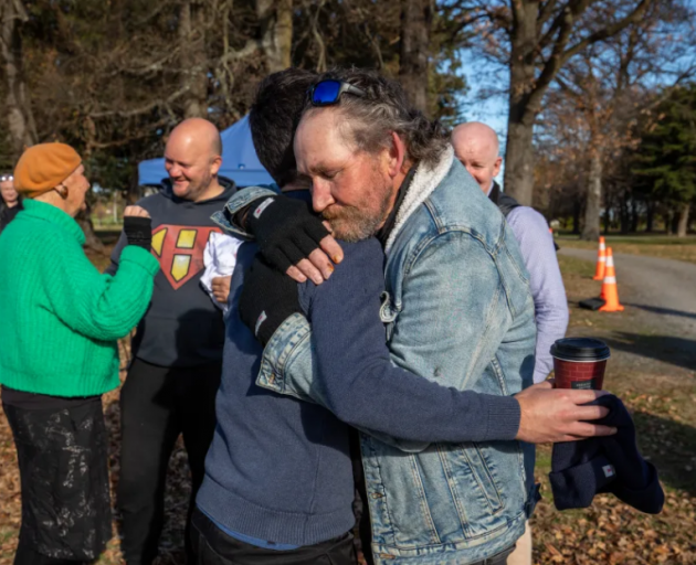 Eddie Marriott attends a Christchurch event for the renaming of the former Marylands Reserve and...