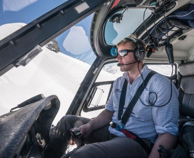 Alpine Helicopters pilot Nick Wallis. PHOTO: SUPPLIED