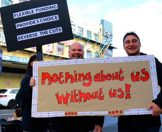 Monday's protest was sparked by changes earlier this year around purchasing guidelines for...