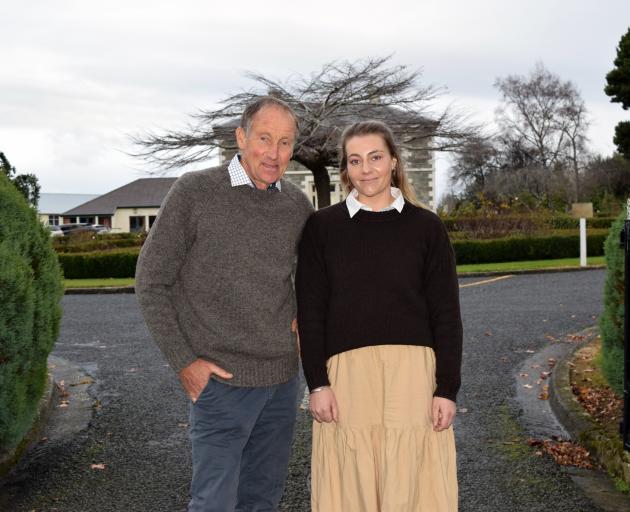 Davaar & Co founder Kate Macdonald and her father, Davaar Station owner James Macdonald, of...