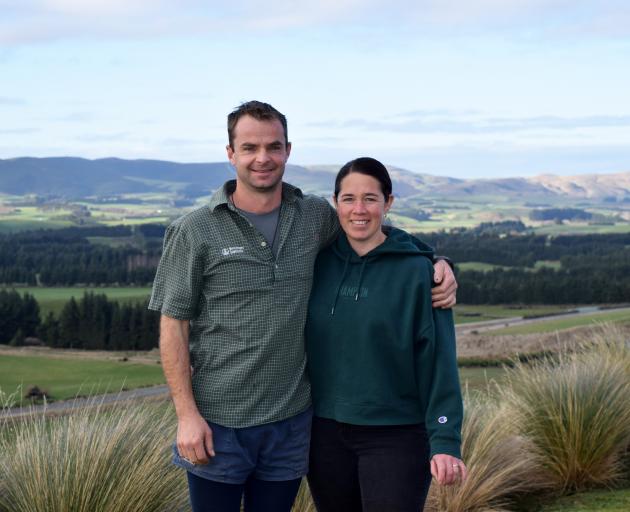 Michael and Tarryn Benton are realising a dream of running sheep, beef and deer property Jeff...