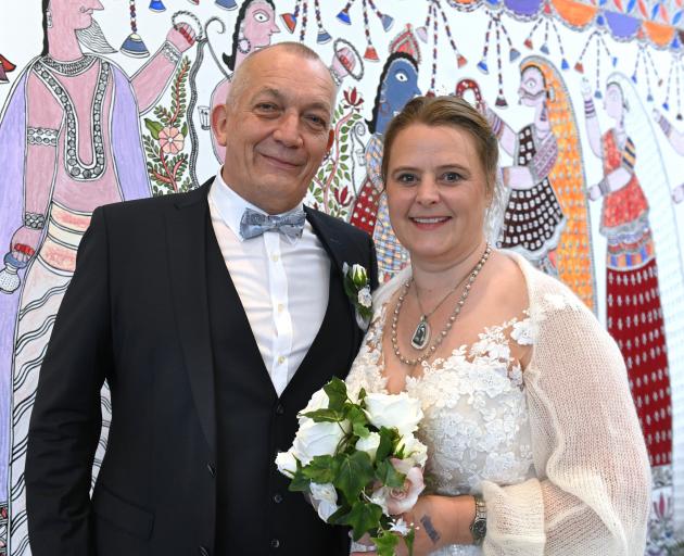 Oliver and Gesche Leinweber, of Bremen, Germany, visit Tūhura Otago Museum yesterday. The pair...