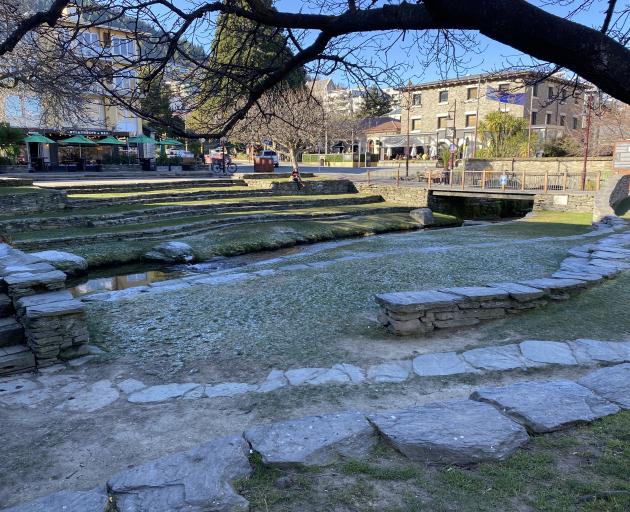 The Village Green was formerly the site of the White Star Hotel, then, after it burnt down, a...