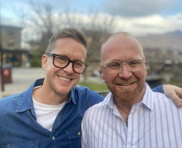 Simon Morrison-Deaker, left, and Timbo Deaker. PHOTO: PHILIP CHANDLER