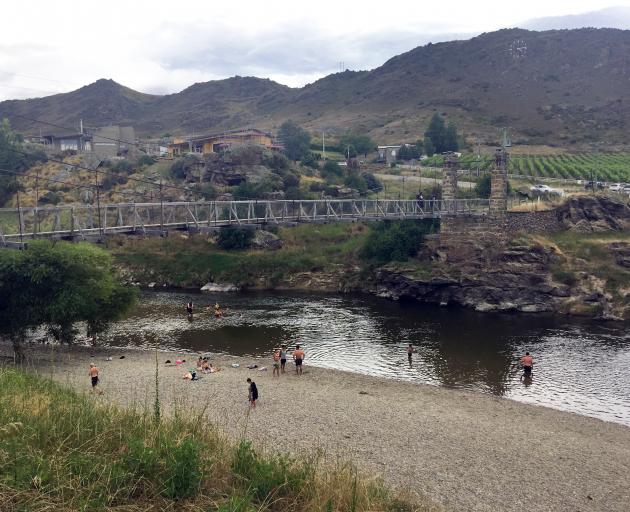 One of the three sites of concern, the Manuherikia River at Shaky Bridge. PHOTO: PAM JONES