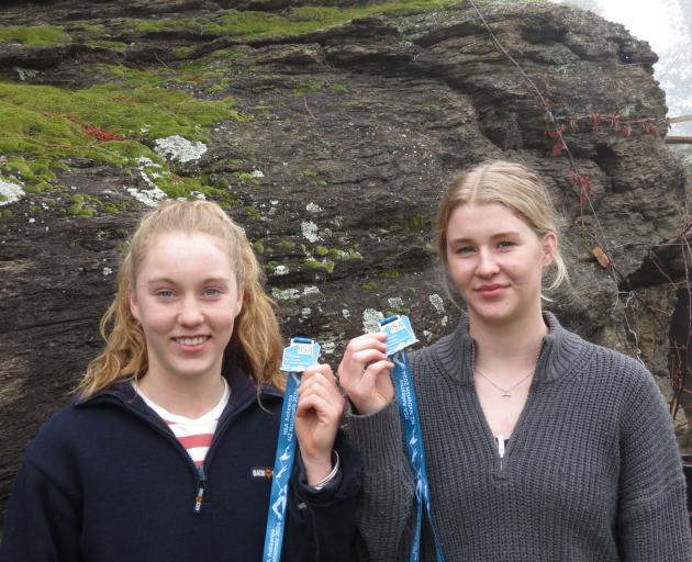 Alexandra sisters Heidi, 15 (left), and Sophie Winter, 17, both broke records during the New...