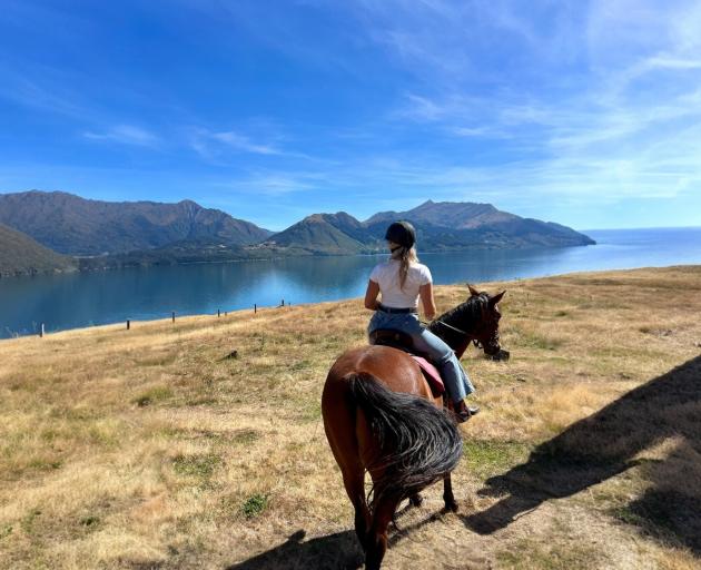 Trainee livestock agent Hayley MacDonald finds it harder to find time to get on horseback now,...