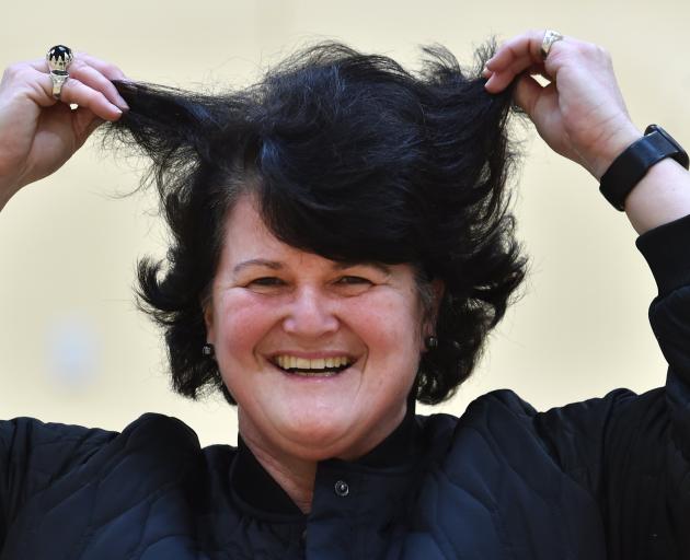Ms Ashton before her close shave.