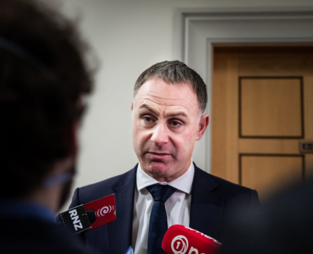 Climate Change Minister Simon Watts said the pledge's targets were global in nature (file picture...