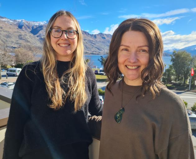 Lake Wānaka Tourism’s new staff hires are Shannon Kelly (left) and Nadia Ellis, both of Wānaka...