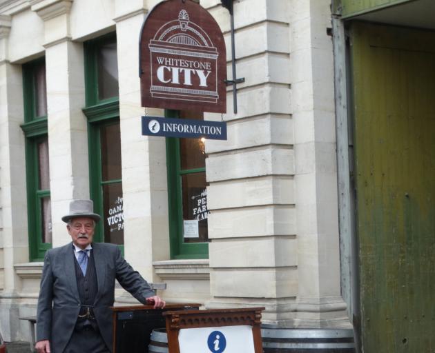 Mike Gray is on the hunt for tour guides to run walking tours around Oamaru. PHOTO: NIC DUFF