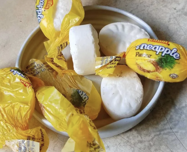 The tablets containing meth were in Rinda brand lolly wrappers. Photo: supplied