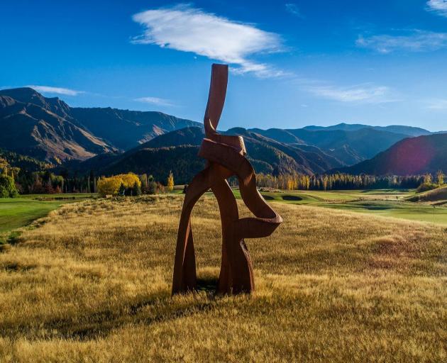 Emergence, by Mark Hill, is one of many sculptures the public can view during two open days at...