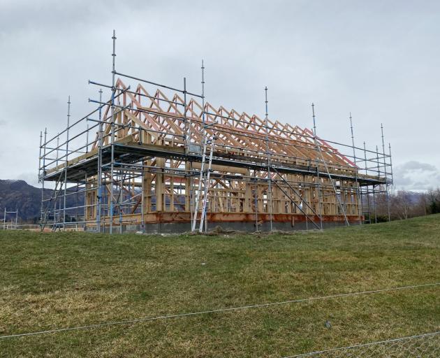 Questions are being raised over whether this building is over-height. PHOTO: SCOOP