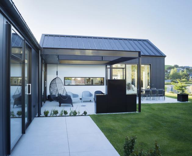 The owners spend a lot of time in the outdoor living areas.