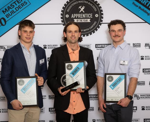 Southland builder Cody Harvey (left) was runner-up in the Southern 2024 Registered Master...
