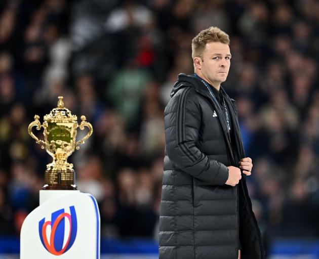 Sam Cane after last year's World Cup final loss in France. Photo: Getty Images
