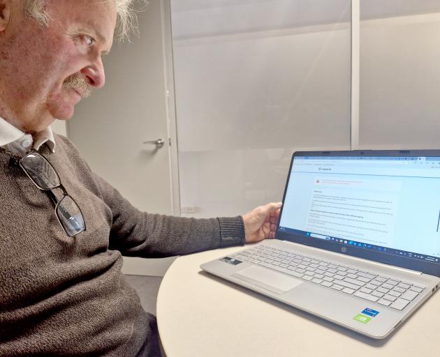 Grant Payne is encouraging the public to be careful when paying for online dating memberships...