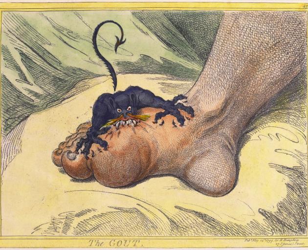 This satirical engraving by British caricaturist James Gillray mocks those afflicted by the...