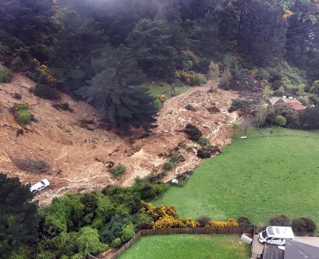 The impact of a slip in Maia, near Dunedin, was one of the main issues that resulted from...