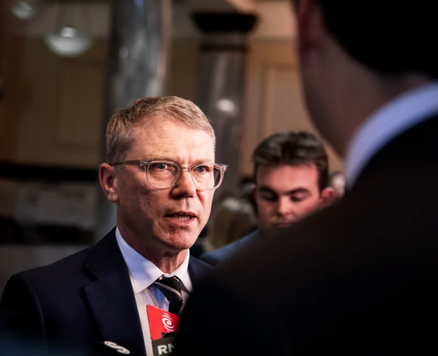 Justice Minister Paul Goldsmith. Photo: RNZ / Samuel Rillstone