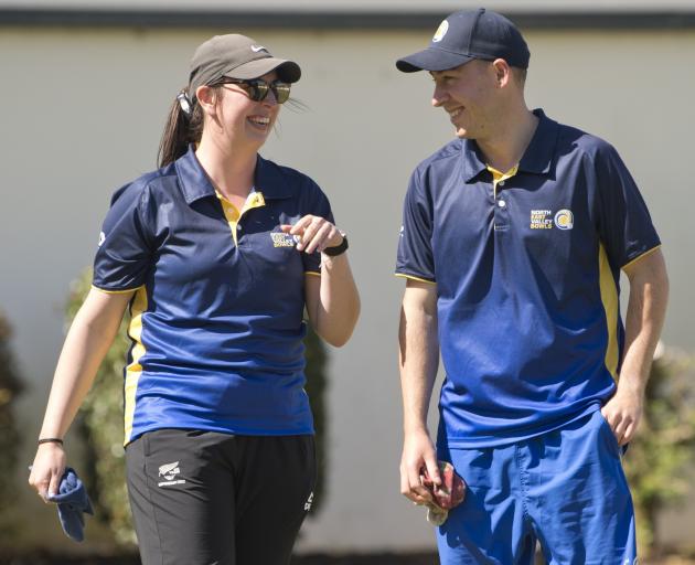 Tayla Bruce and Keanu Darby will defend their North East Valley premier mixed-pairs title this...