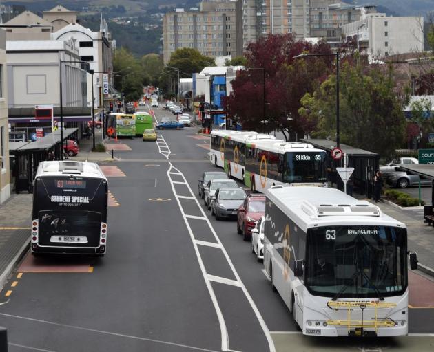 Police responded to reports of an assault at the bus hub in Great King St on Saturday afternoon....
