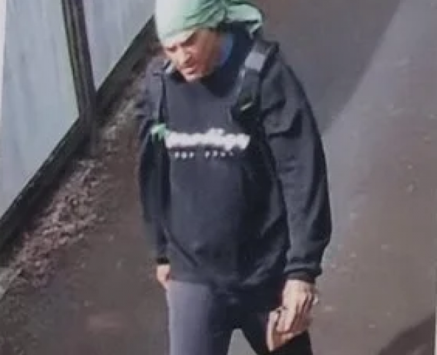A photo of the suspect released by police. Photo: NZ Police