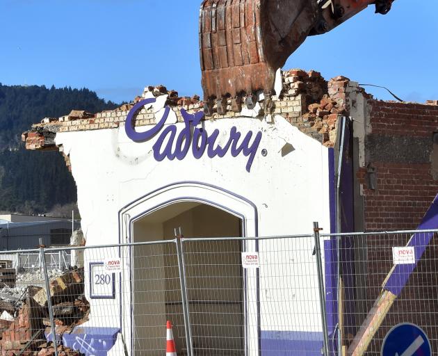 The demolition process begins in September 2021. PHOTO: PETER MCINTOSH