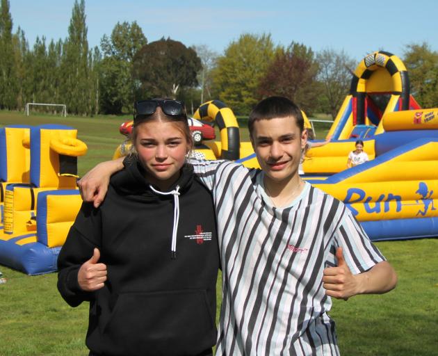Paige King, 18, and Tipene Wereta-McDiarmid, 17, brought their dream of a Balclutha Wiki o Te Reo...