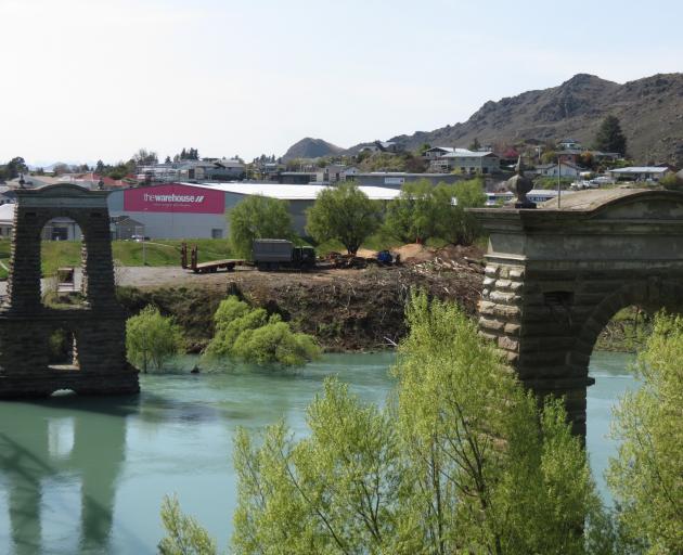 Willows and poplars have been removed to make way for work on the Riverside Park project. PHOTO:...