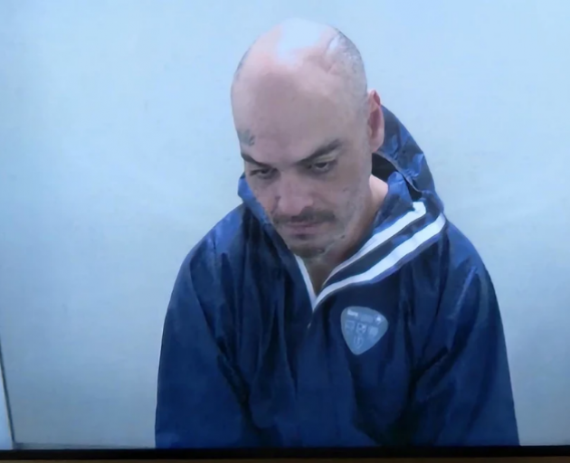 Kael Leona appeared in court via AVL on Friday. Photo: RNZ