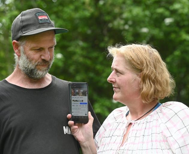 Dunedin couple Darren and Ange Wylie were left $260 out of pocket after becoming victims of an...