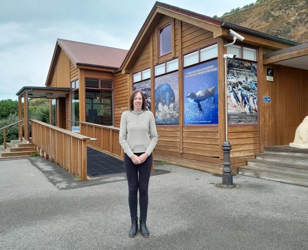 Oamaru Blue Penguin Colony science and environmental manager Dr Philippa Agnew outside the...