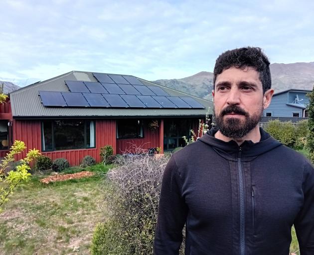 The face of Extinction Rebellion in Wānaka is Pierre Marasti. PHOTO: MARK PRICE