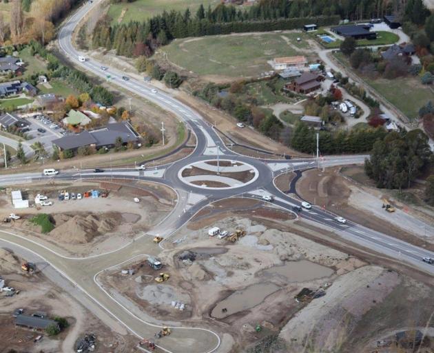 The Mt Iron Junction development site is at the bottom of this image of the Mt Iron roundabout,...
