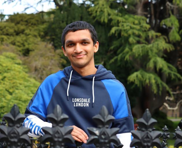 Making waves in painting and poetry is Oshadha Perera, 19. PHOTO: SIMON HENDERSON
