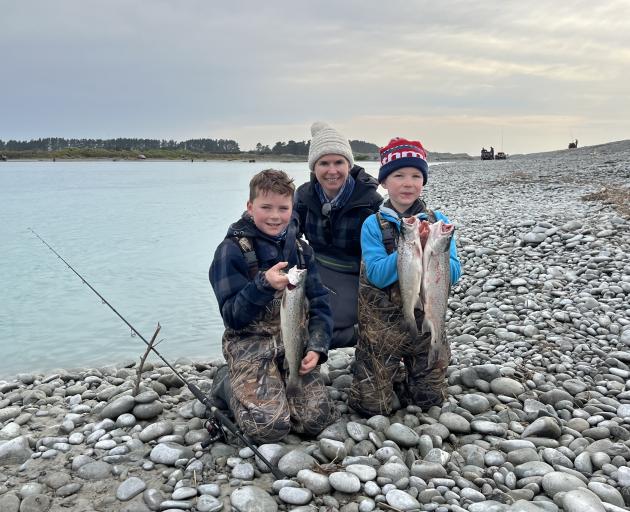 Rolleston family Ronelle Van Dongen with her two sons Thomas (left) and Archie were savouring...