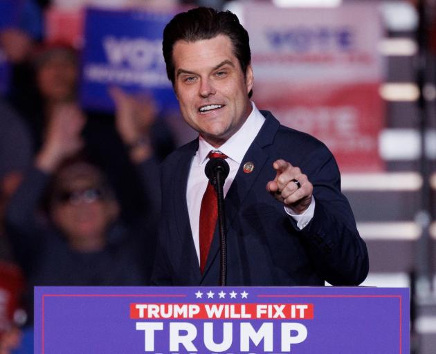 Matt Gaetz has been a prominent supporter of Donald Trump. Photo: Reuters