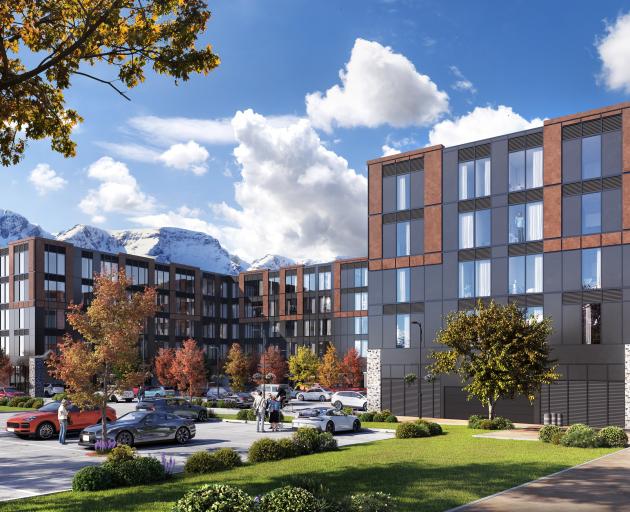 Construction of Mountain Oak Queenstown Apartments will start late April/early May. PHOTO: SUPPLIED